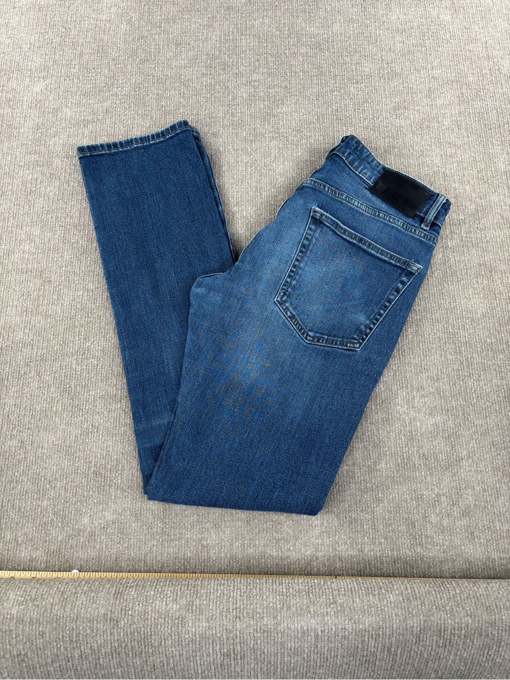 DL1961 Jeans Mens 30x34 Russell Blue Stretch Mid Rise Slim Straight
